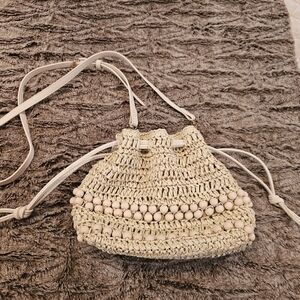 Universal Thread Cream Woven Crossbody Bag